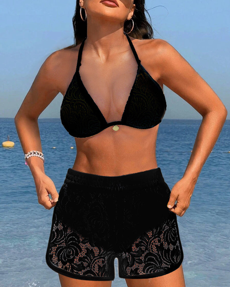 Bloom - Elegante Conjunto Bikinis de Pizzo