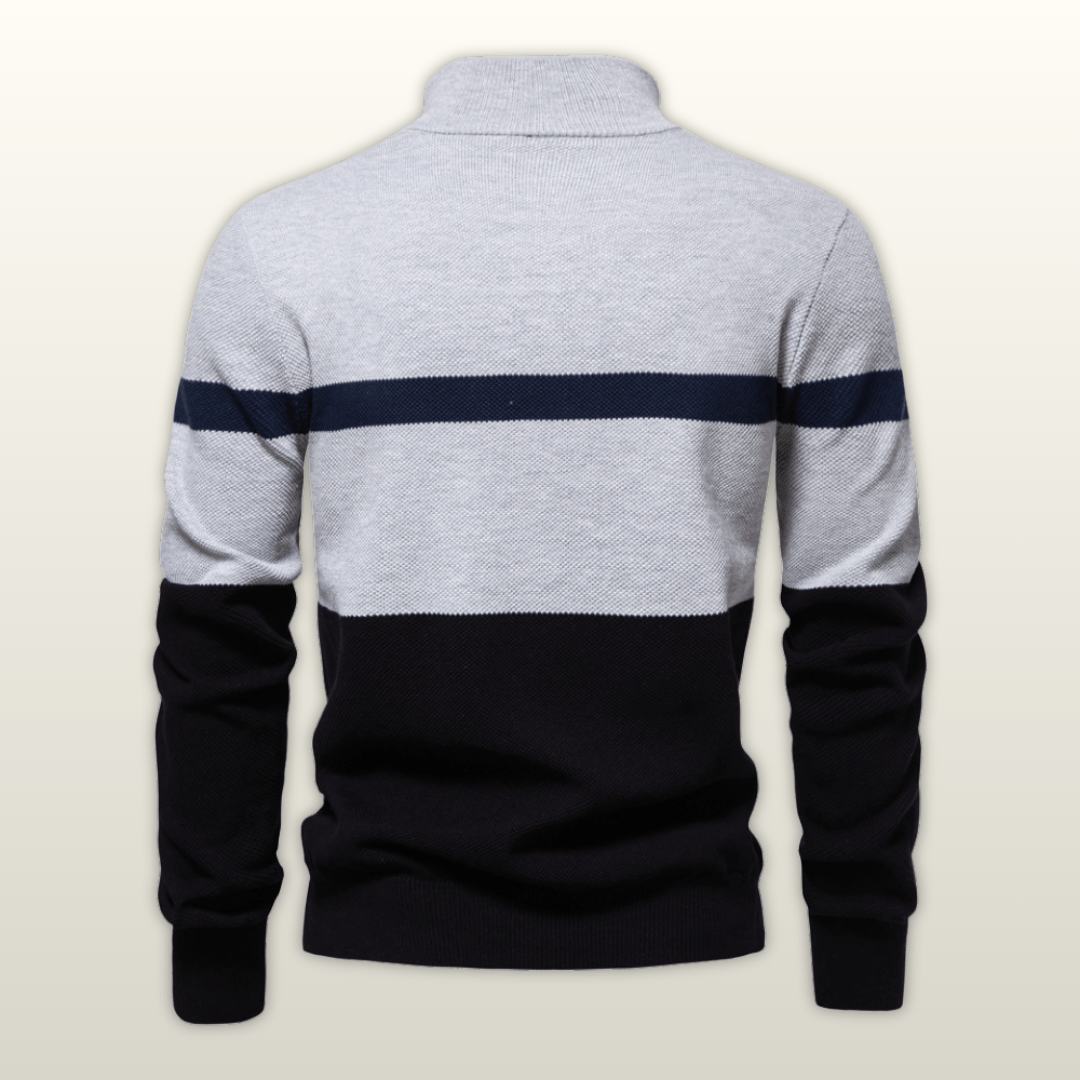 Lorenzo - Maglione de Mezza Zip clásico