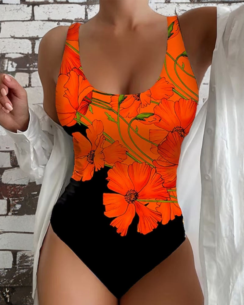 Lucy - Elegante Costume Intero con estampado floral