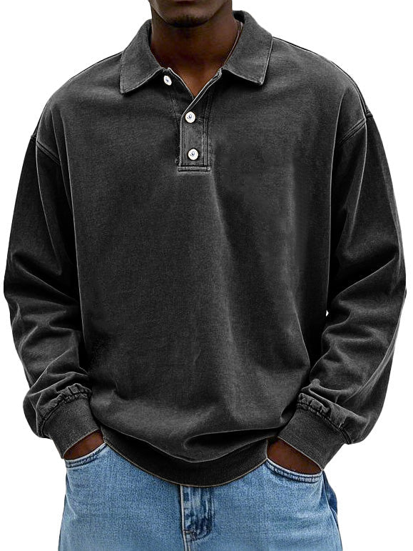 Lenoir - Polo vintage de manga larga