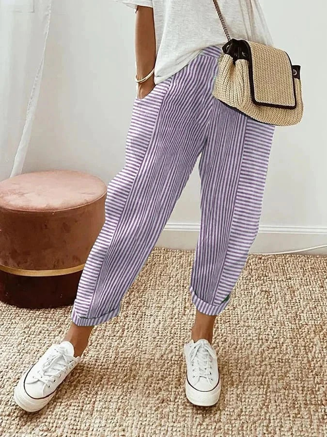 Lola - Pantalones Estivi casual de Vestibilità Larga