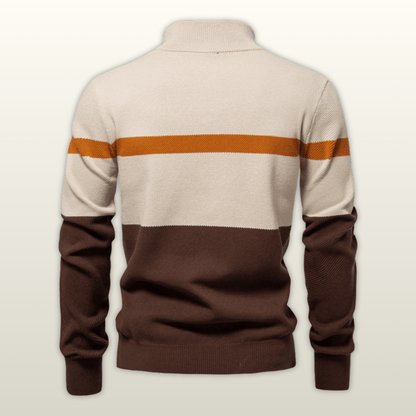 Lorenzo - Maglione de Mezza Zip clásico