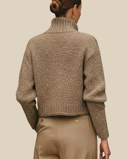 Clara - Chaqueta de punto texturizado con botones