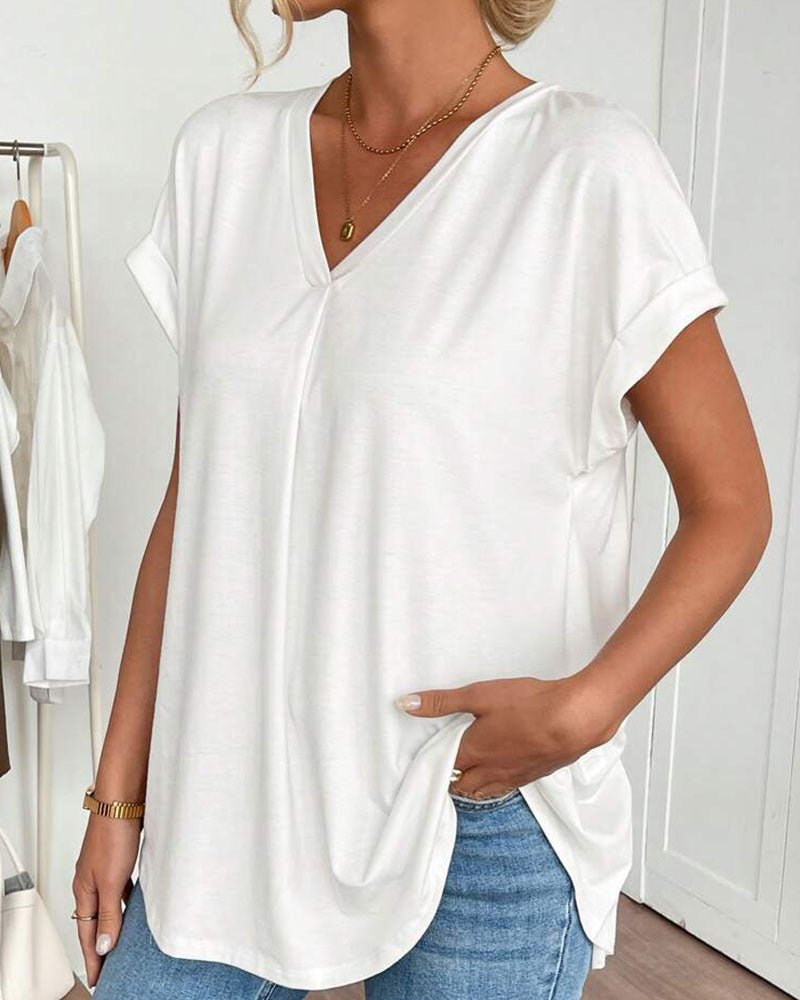 Estella - Camiseta patchwork casual