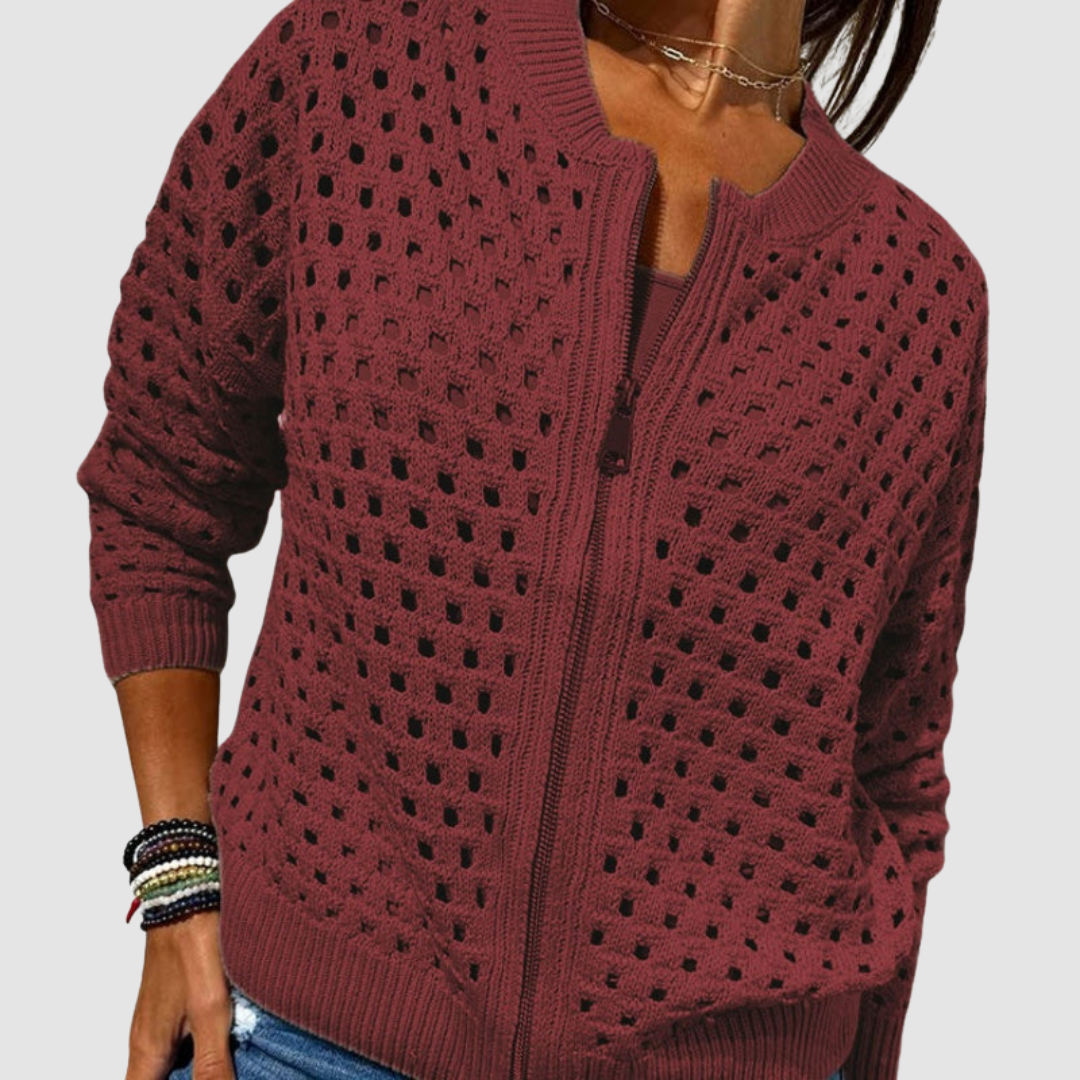Desiree - Cardigan de punto premium