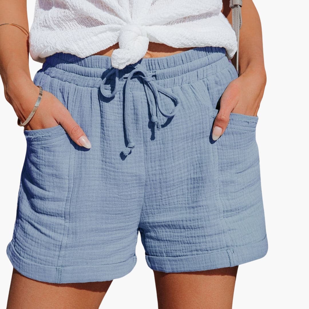 Emma - Pantalones Corti casual con Coulisse Elegantes