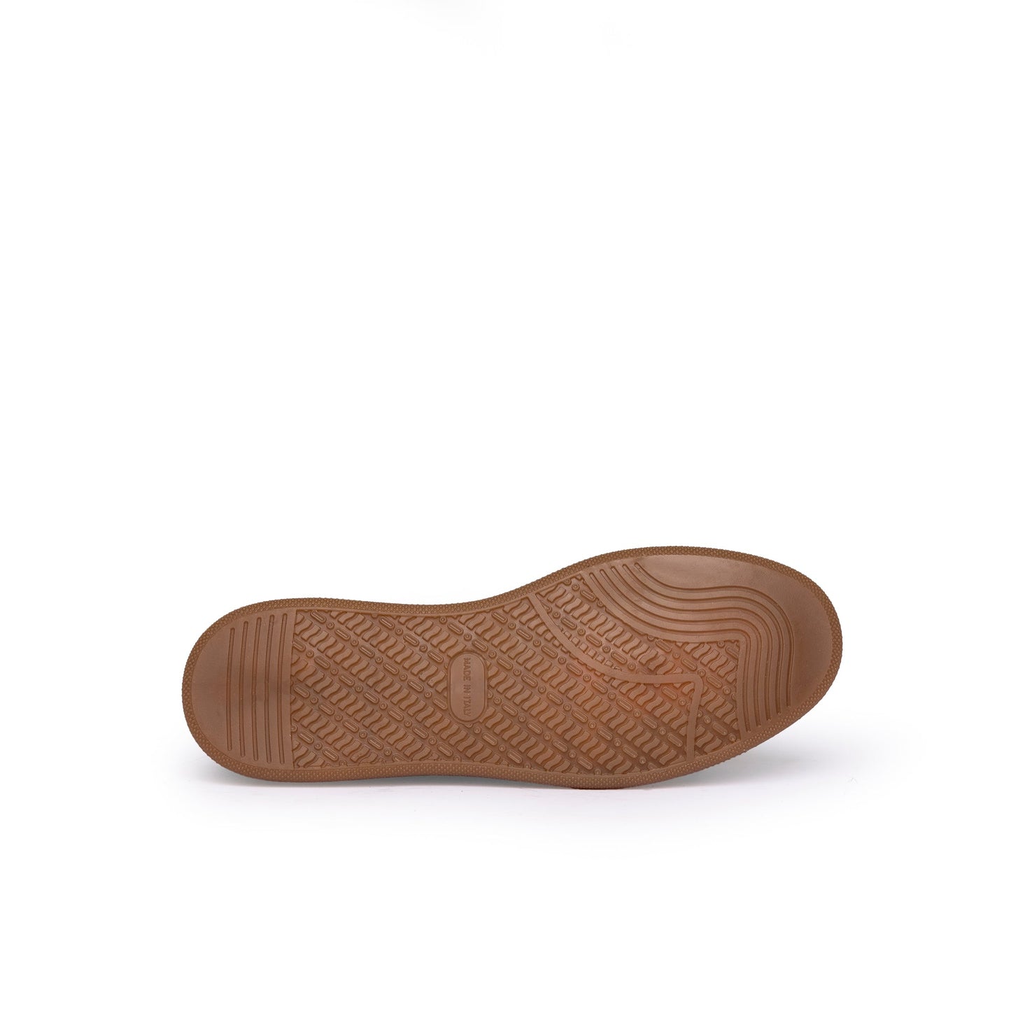 Motion zapatillas BASSE hombre de piel auténtica BOTTALATA suela ámbar