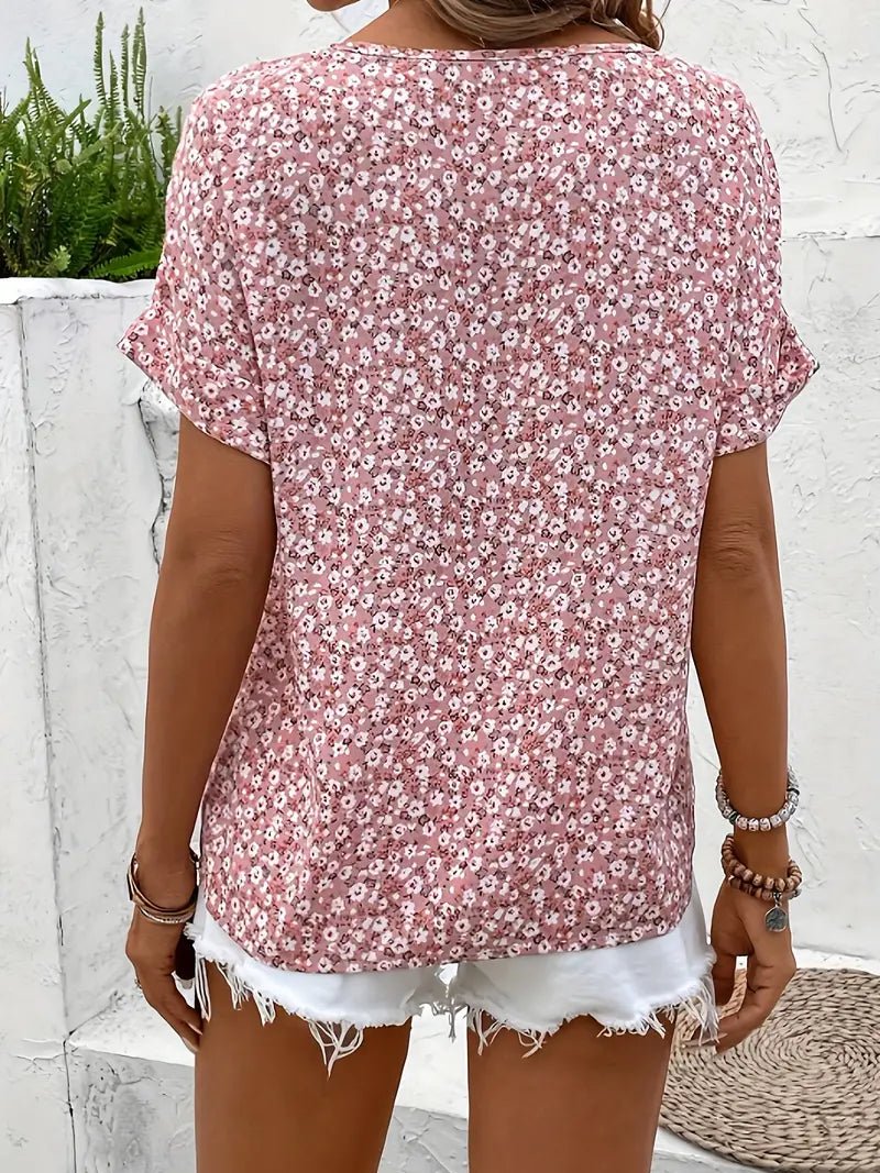 Jelena - Top floral estivo elegante