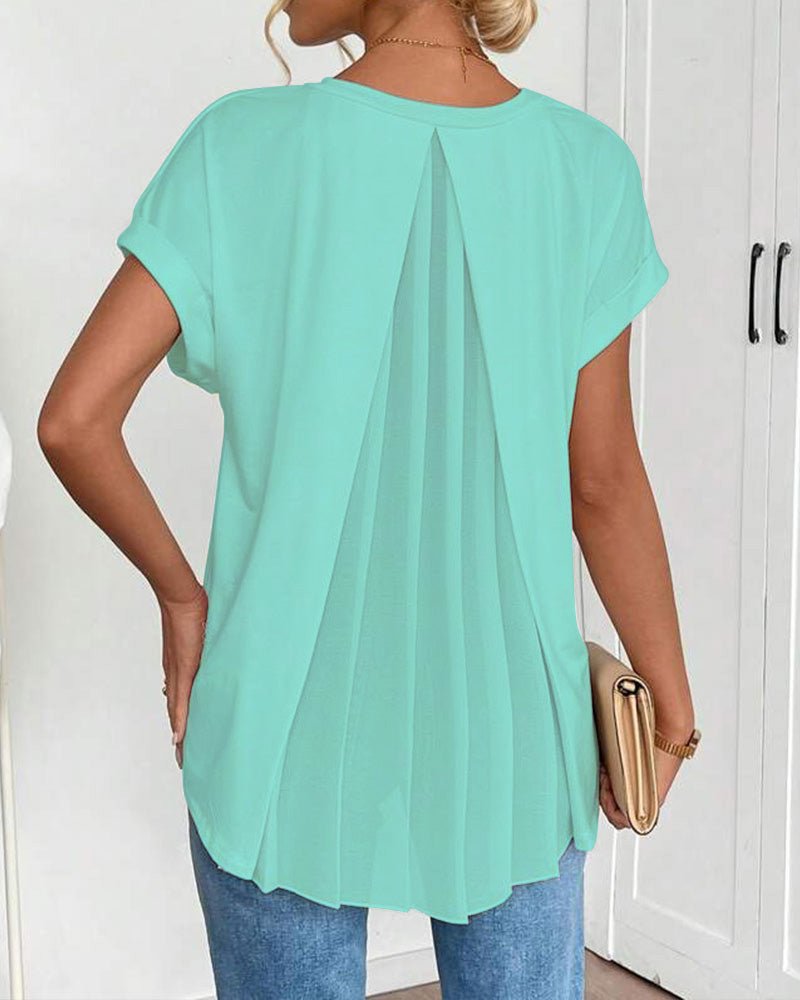 Estella - Camiseta patchwork casual