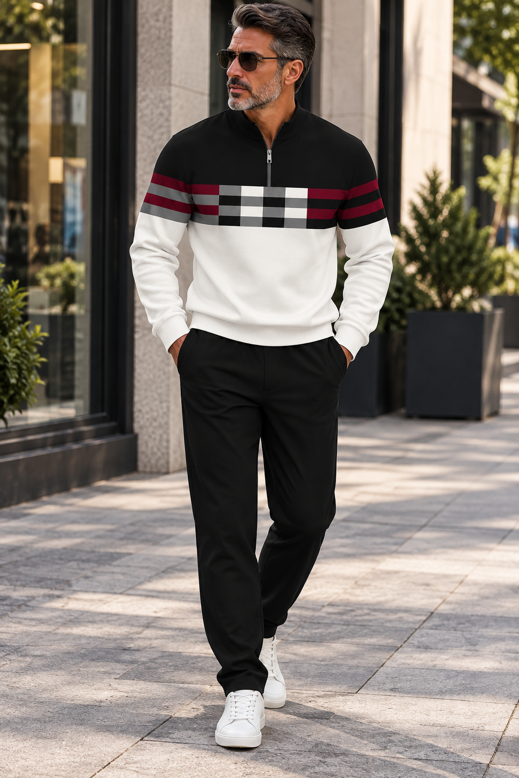 Mario - Conjunto de jersey y pantalón con diseño