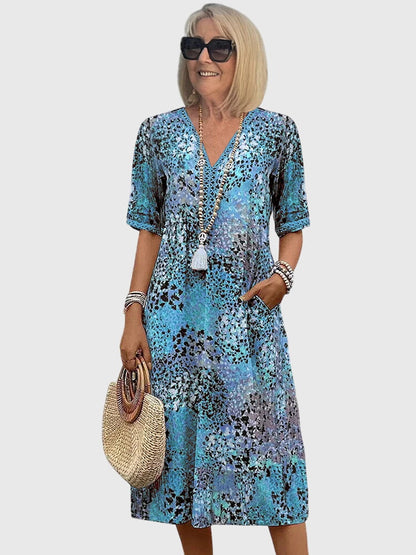 Bella - Vestido midi floral elegante