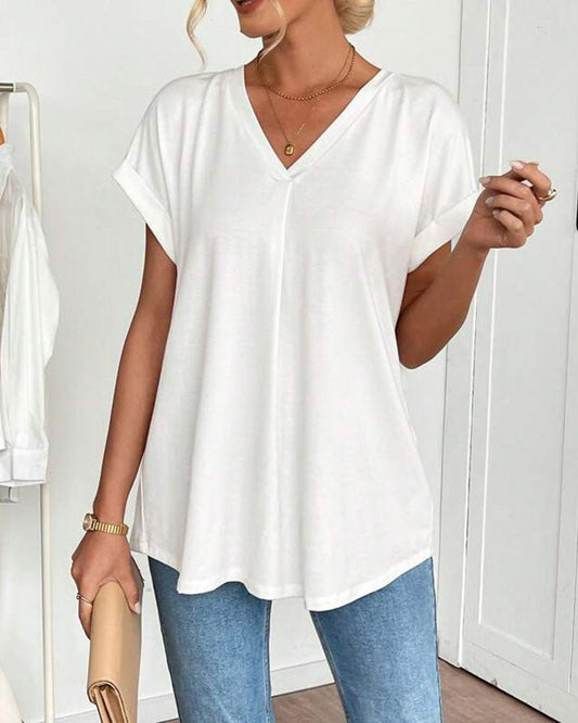 Estella - Camiseta patchwork casual
