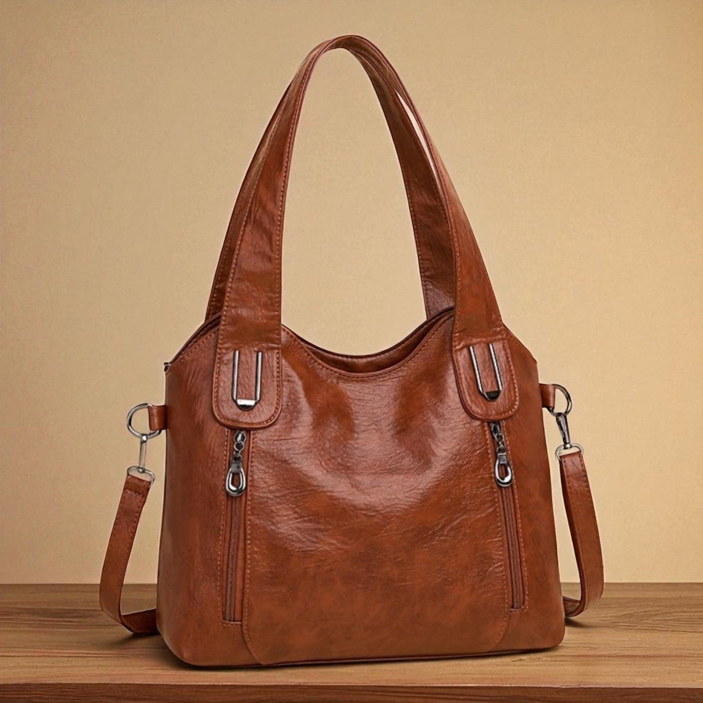 Bolso de mano retro per documentos