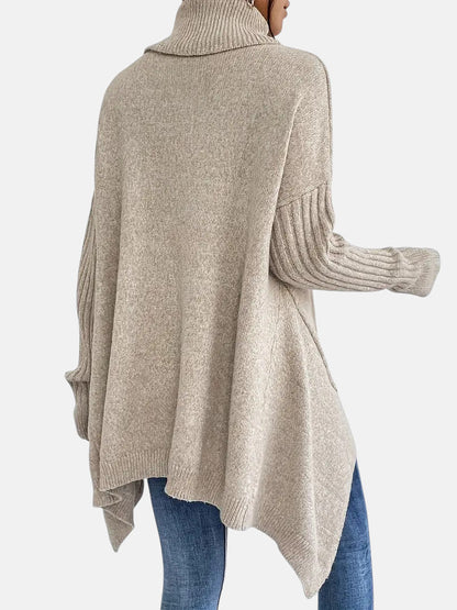 Tessa - Jersey oversize de cuello alto