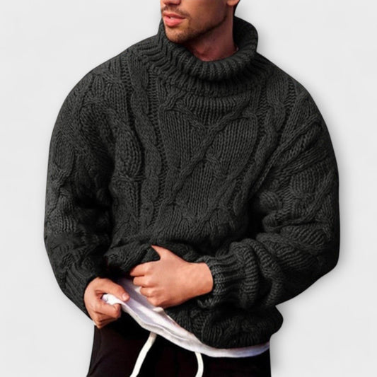 Victor - Maglione elegante con collo alto per l'inverno