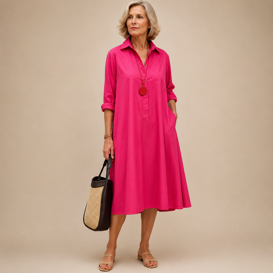 Chloe - Vestido midi sofisticado