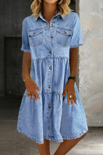 Sophia - Vestido vaquero casual elegante
