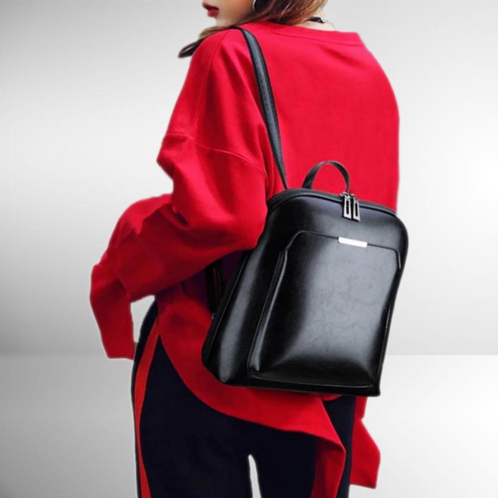 Zaino clásico con doppia cerniera - design elegante