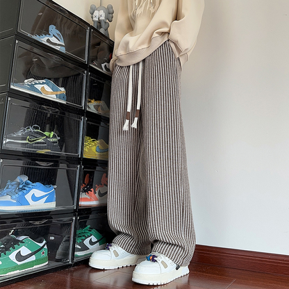 XAVIERA - Pantalones FELPA MODERNI de rayas