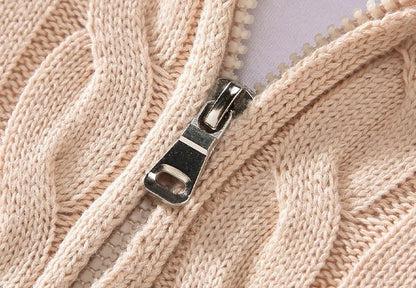 Anthony - Pullover torciglione mezza zip