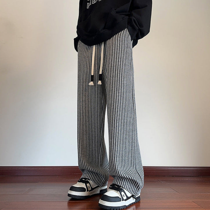 XAVIERA - Pantalones FELPA MODERNI de rayas