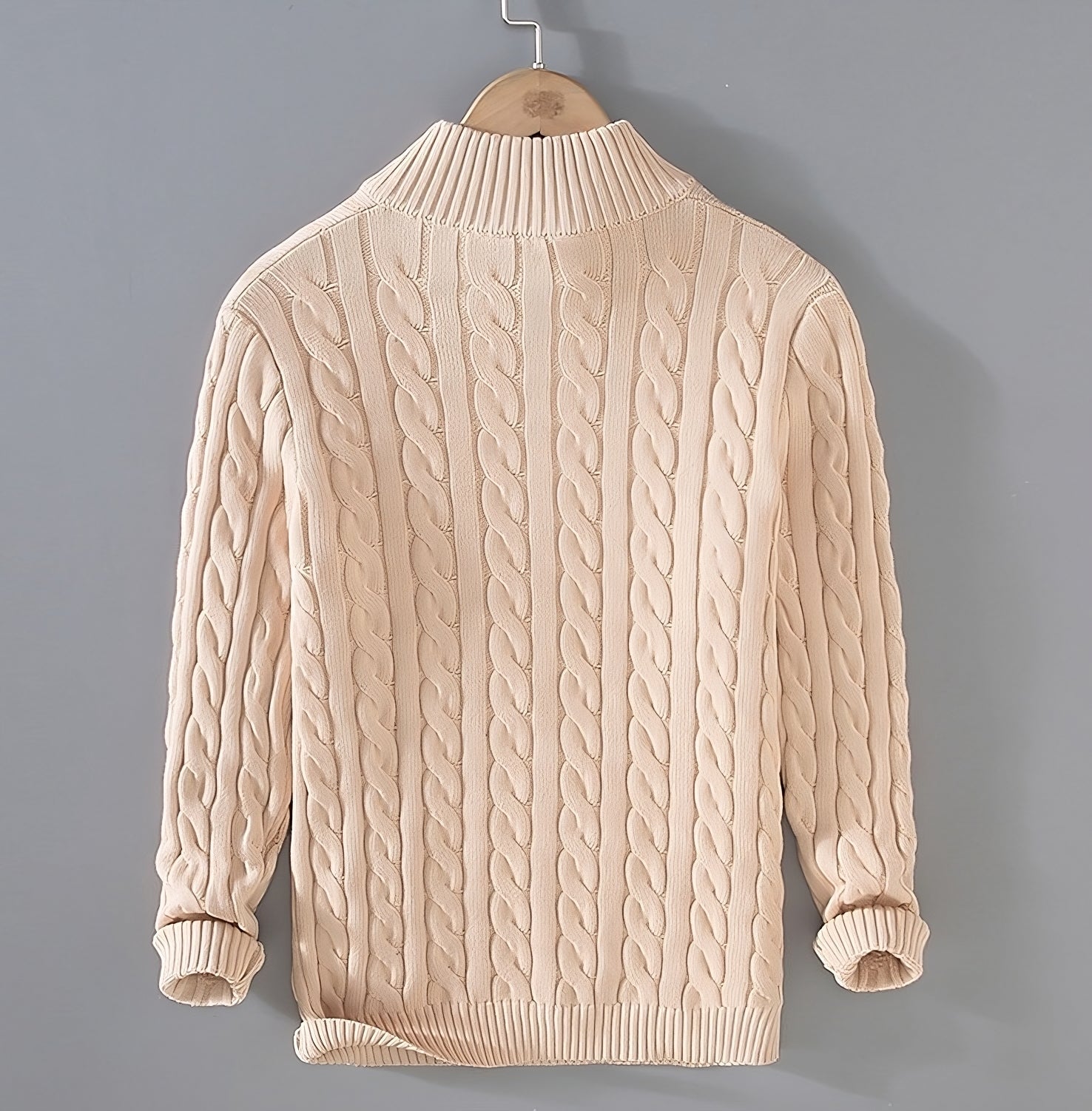 Anthony - Pullover torciglione mezza zip