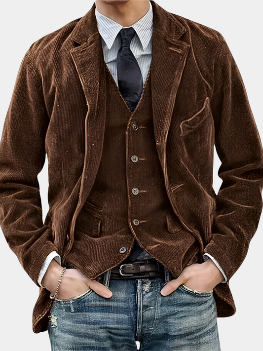 Lenoir - Chaqueta y chaleco vintage