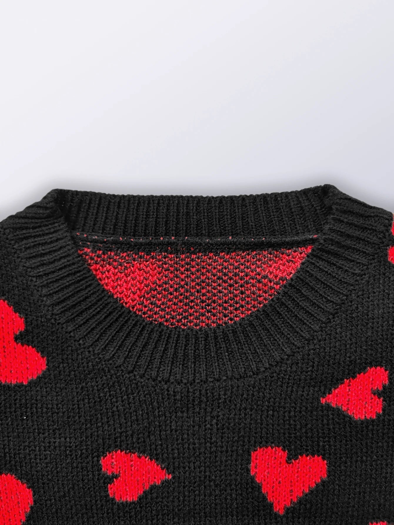 Alma - Jersey de punto con corazones