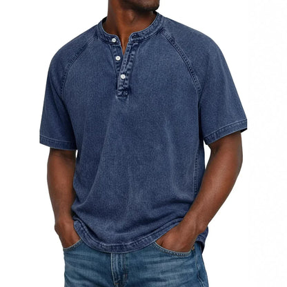 Cazel - Camisa vintage con botones para hombre