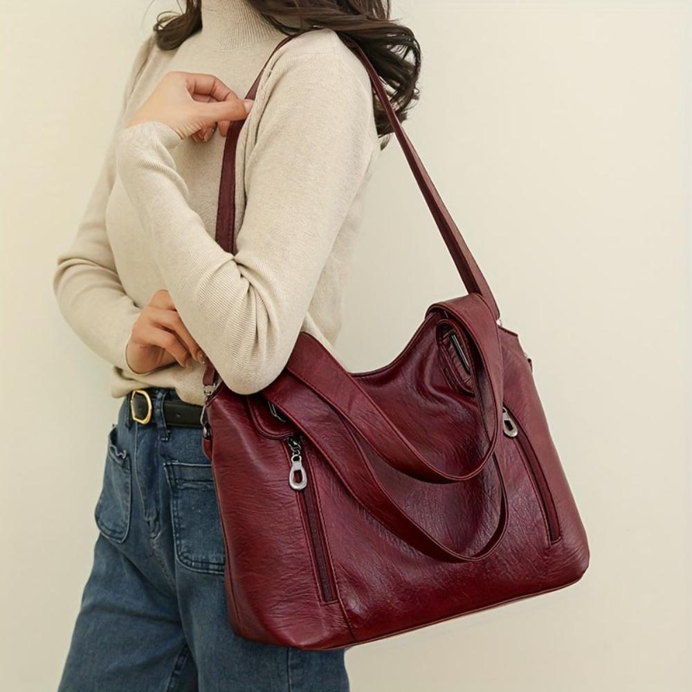 Bolso de mano retro per documentos