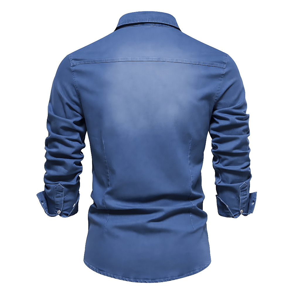 Lorenzo - Camisa de denim di Algodón