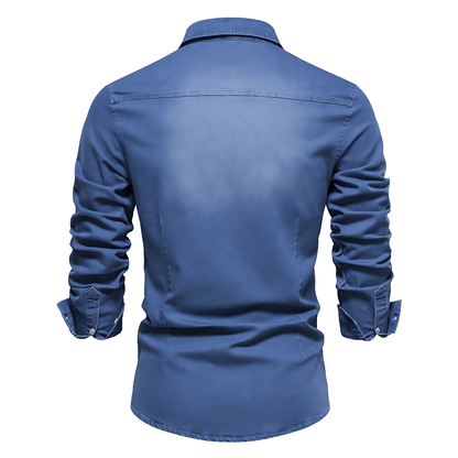 Lorenzo - Camisa de denim di Algodón