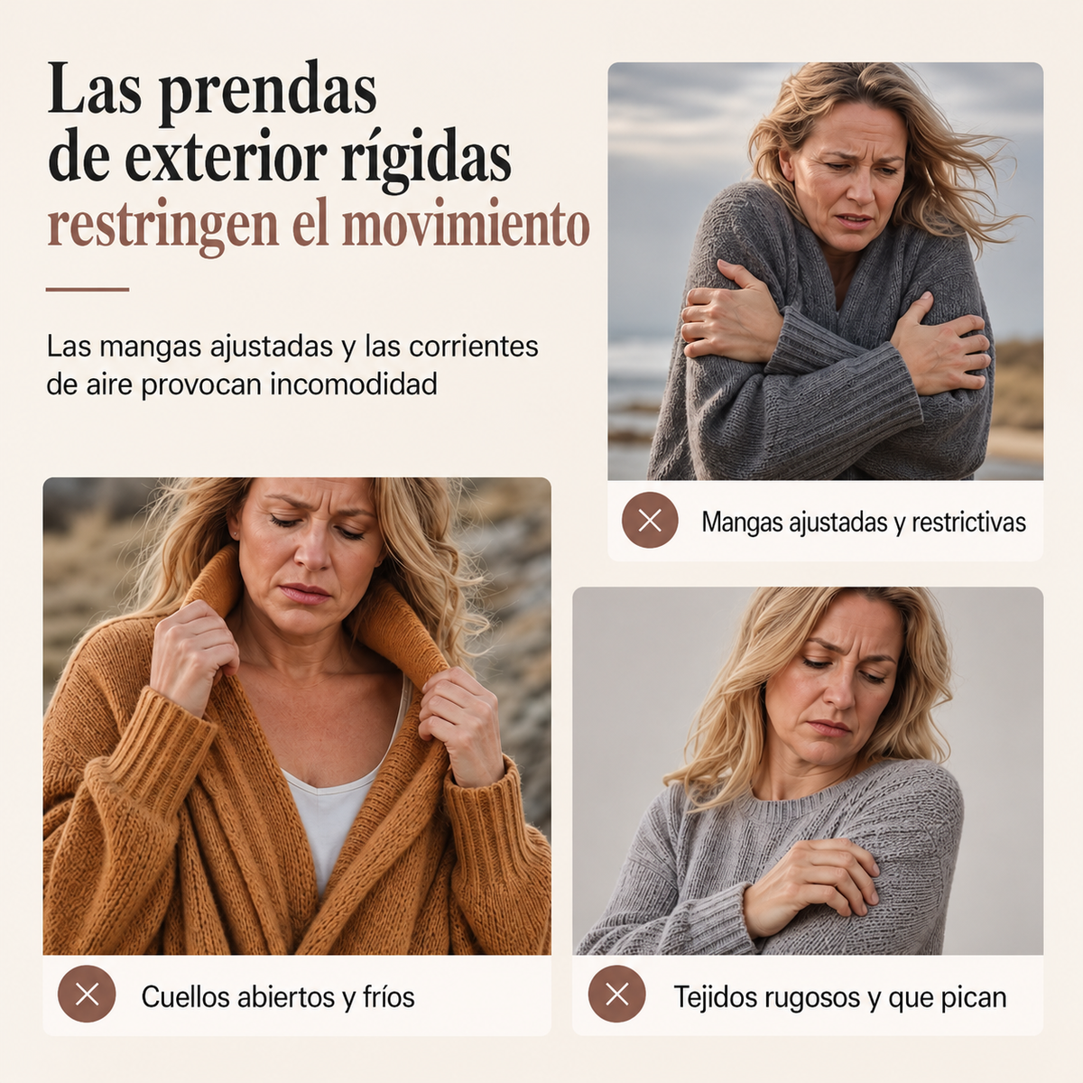 Eugenia - Cárdigan de punto con cuello chal