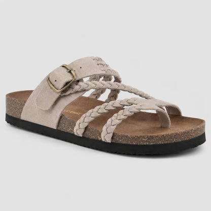 Hailey - Sandalias de Cuero Trenzado