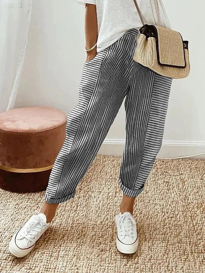Lola - Pantalones Estivi casual de Vestibilità Larga