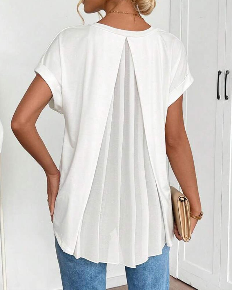 Estella - Camiseta patchwork casual