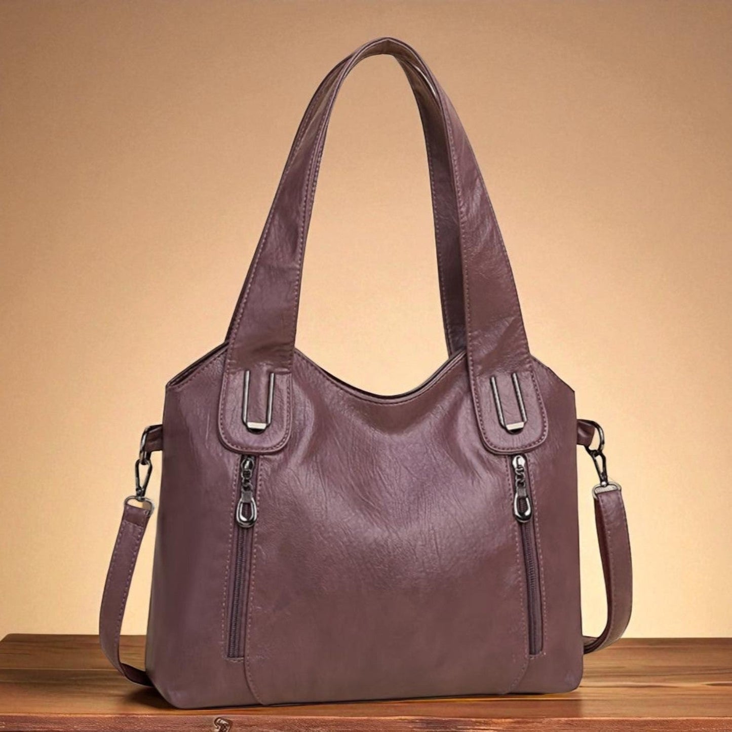 Bolso de mano retro per documentos