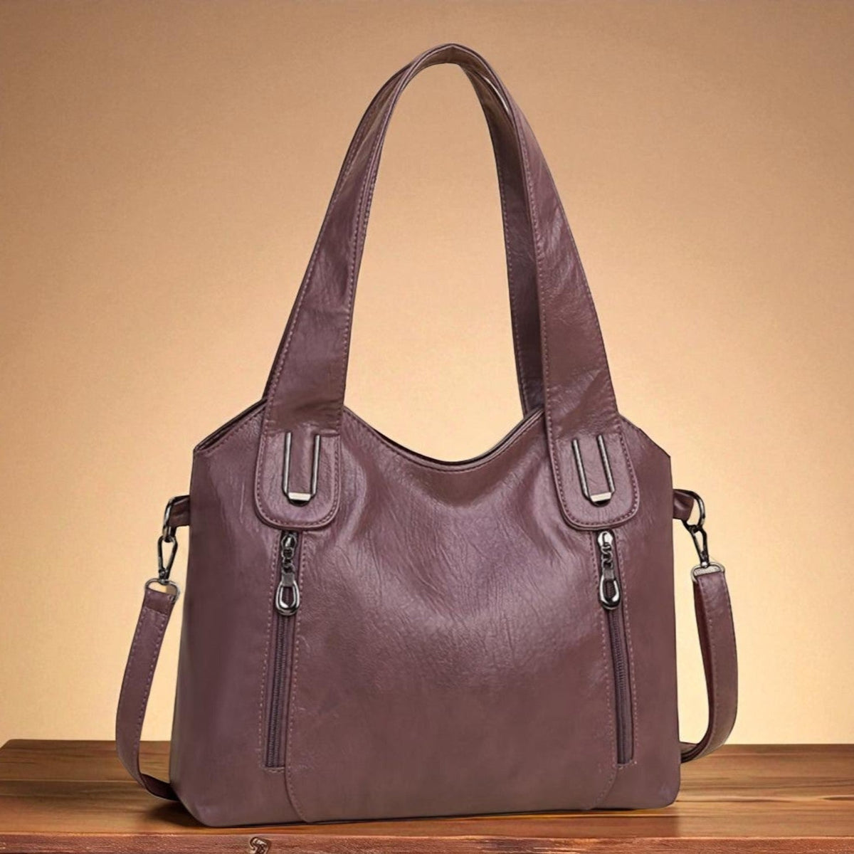 Bolso de mano retro per documentos