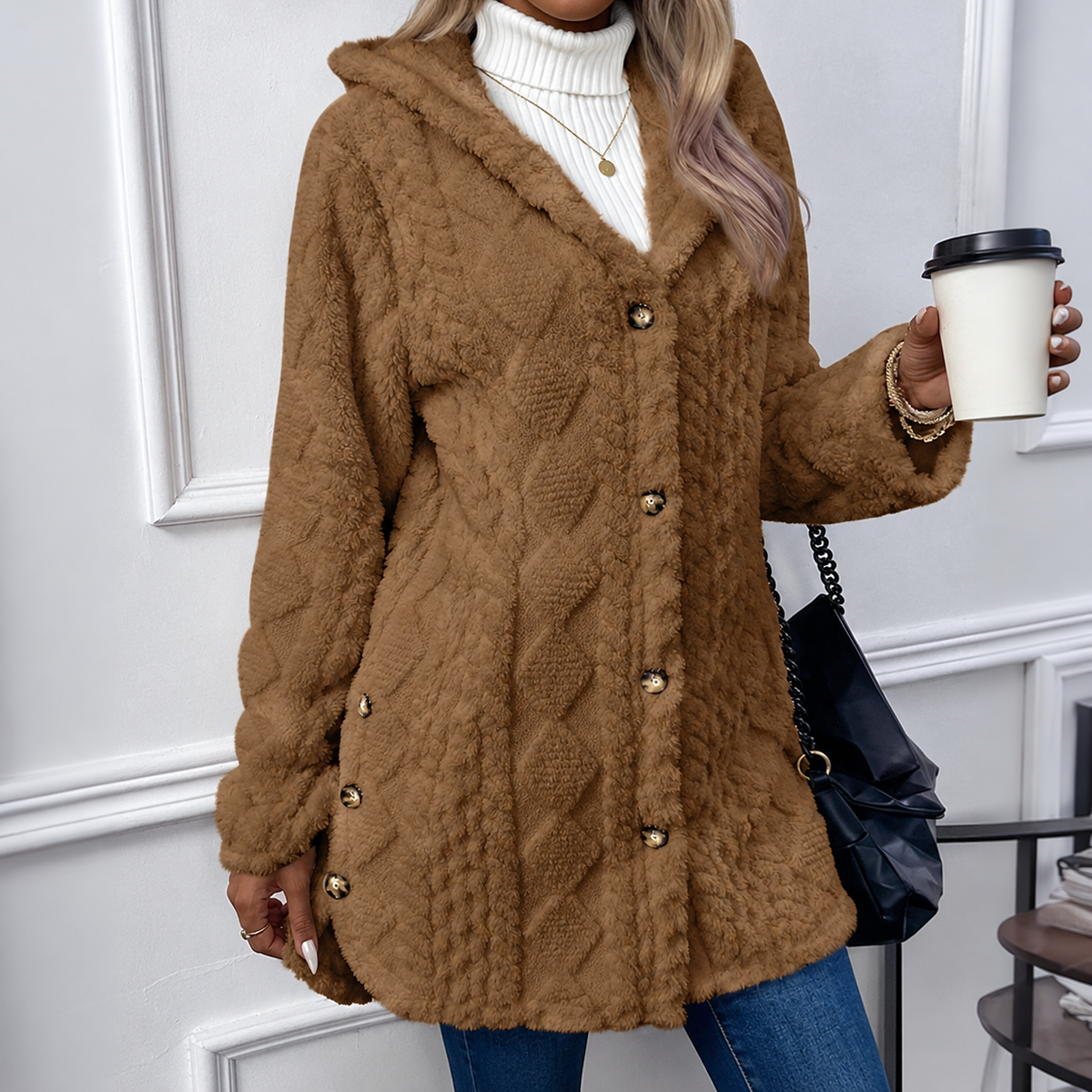 Marta - Cárdigan con capucha