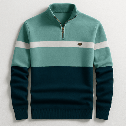 Lorenzo - Maglione de Mezza Zip clásico