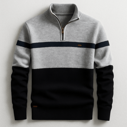 Lorenzo - Maglione de Mezza Zip clásico