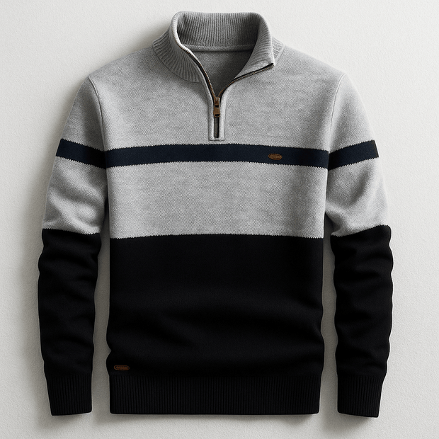 Gris y Azul Navy