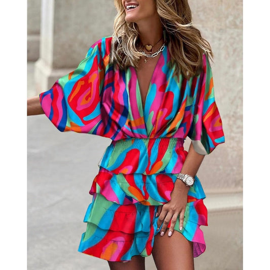 Zachi - Vestido midi floral