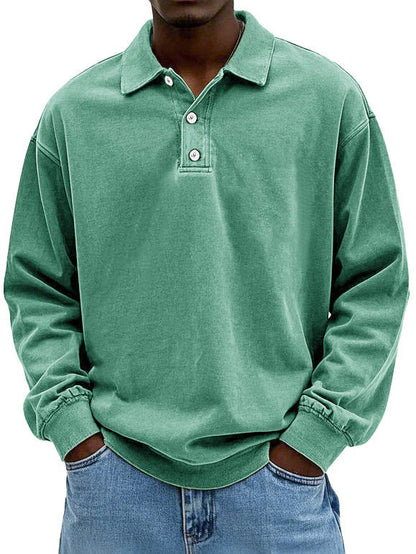 Lenoir - Polo vintage de manga larga