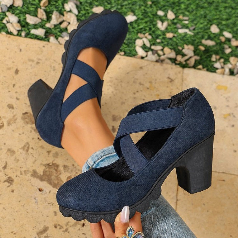 Valeria - Zapatos Mary Jane con hebilla cruzada