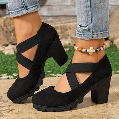 Valeria - Zapatos Mary Jane con hebilla cruzada