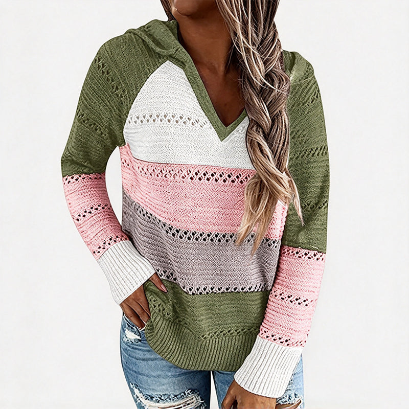 Aurora - Sudadera de punto calado