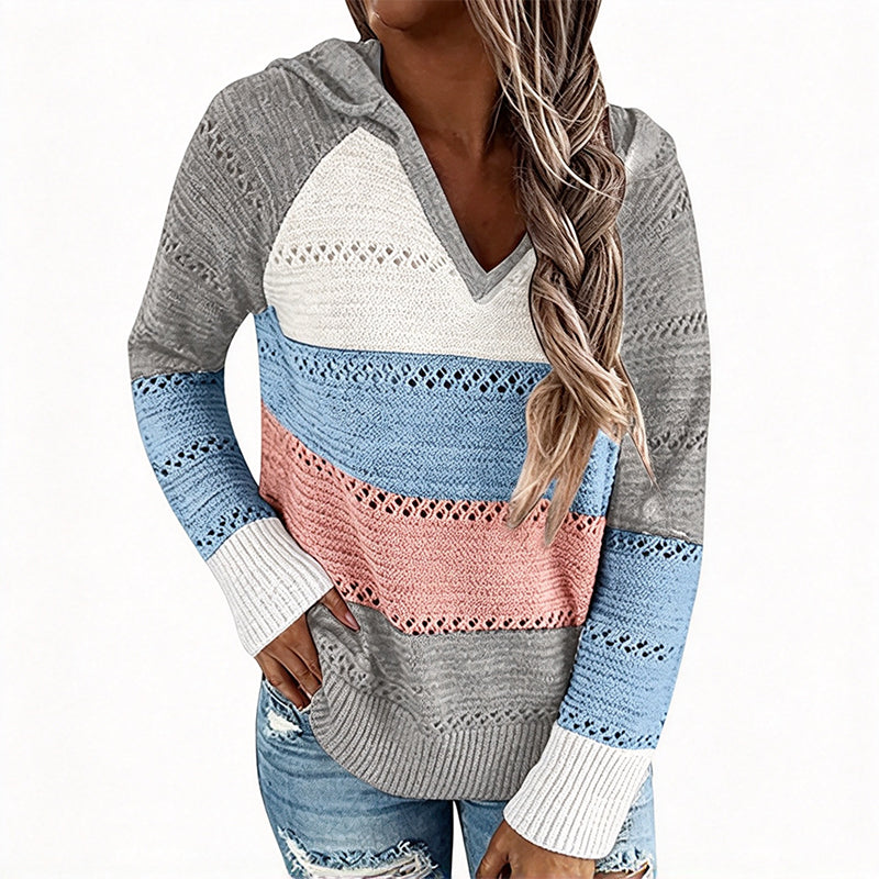 Aurora - Sudadera de punto calado