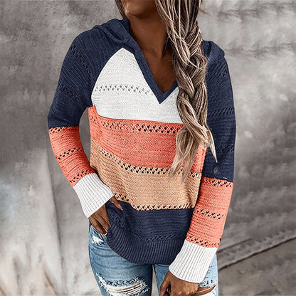Aurora - Sudadera de punto calado