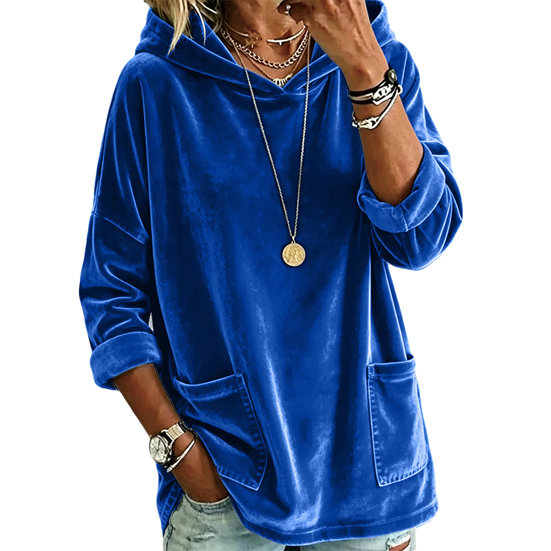 Vanesa - Sudadera de terciopelo